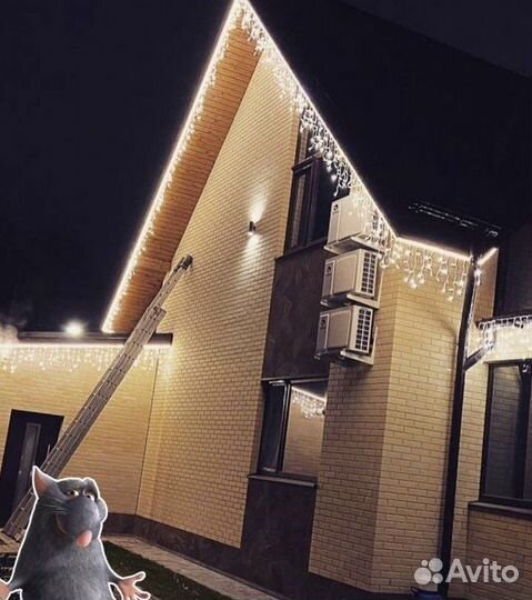 Установка столбов под лэп