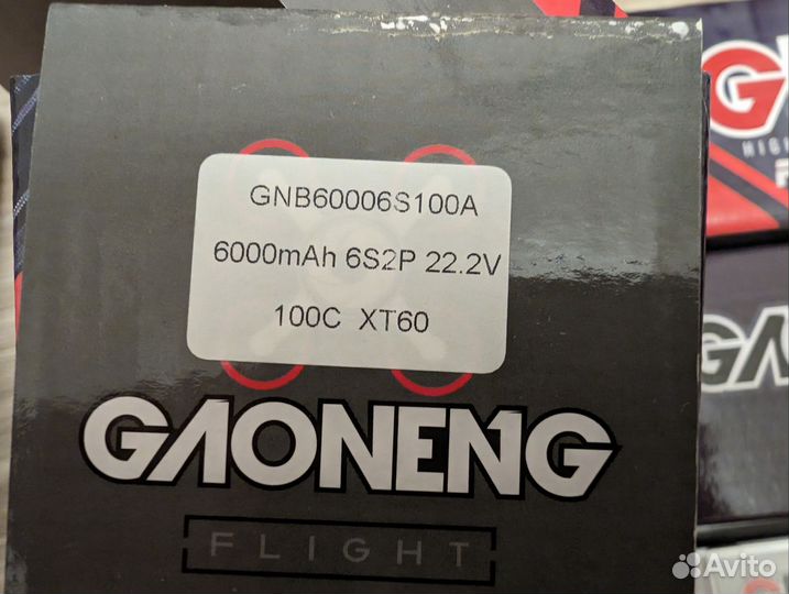 Аккумулятор GNB gaoneng 6000 mAh 6s 100a 6000mah