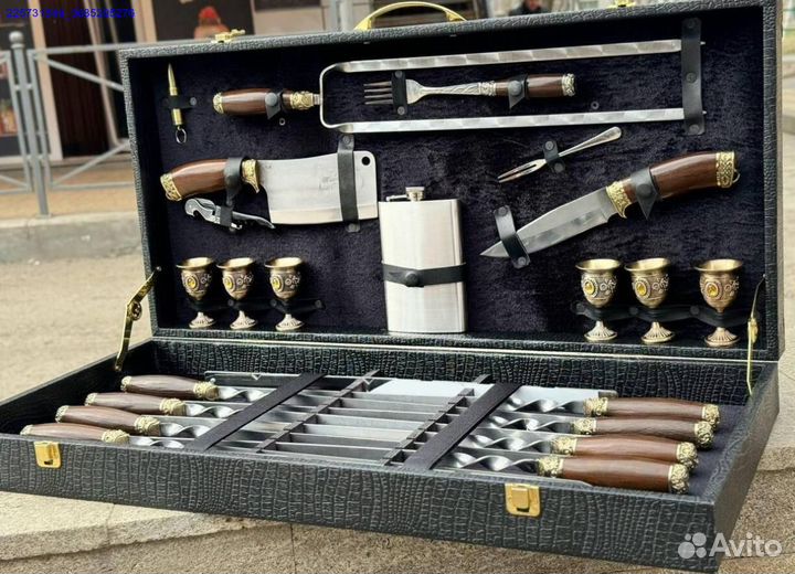 Нож шашлычный набор