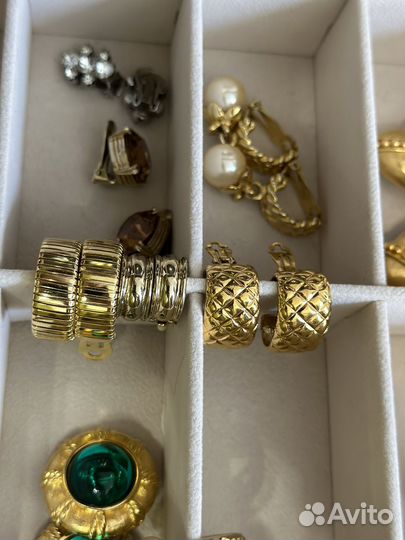 Винтажные клипсы кольца