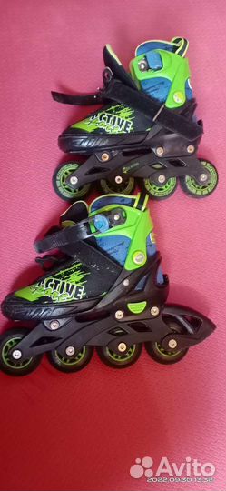 Коньки детские раздвижные 29-32р