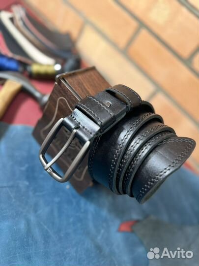 Ремень кожаный мужской