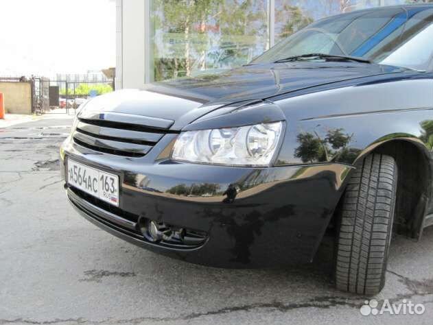 Приора,Козырек, реснички, спойлер, priora