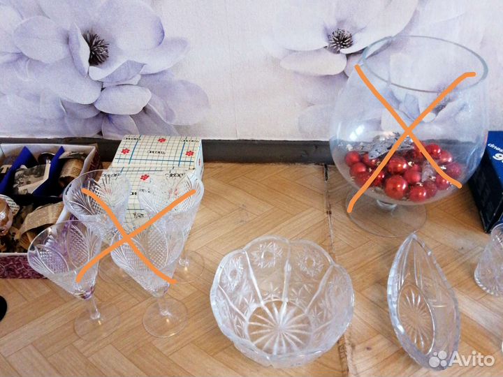 Хрусталь, стекло