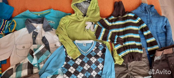 Детская одежда для мальчика пакетом 4-5 лет