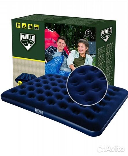 Надувной матрас 203х152х22см