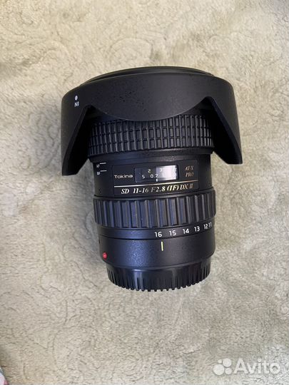Объектив tokina at-x pro dx 11-16 mm F 2.8