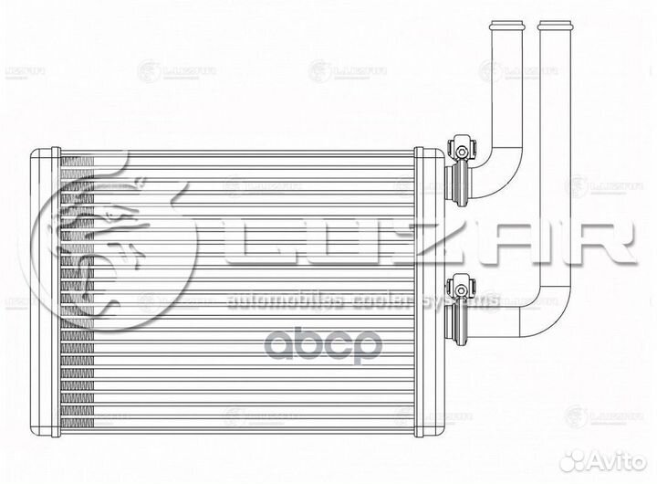 Радиатор отопителя mitsubishi lancer/outlander