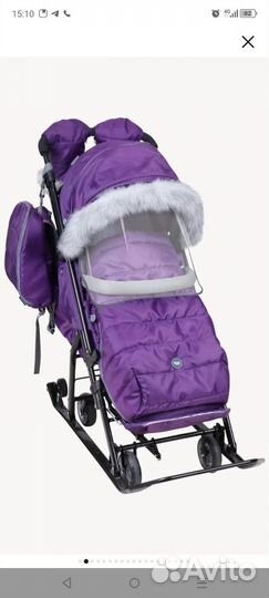 Санки коляска ника