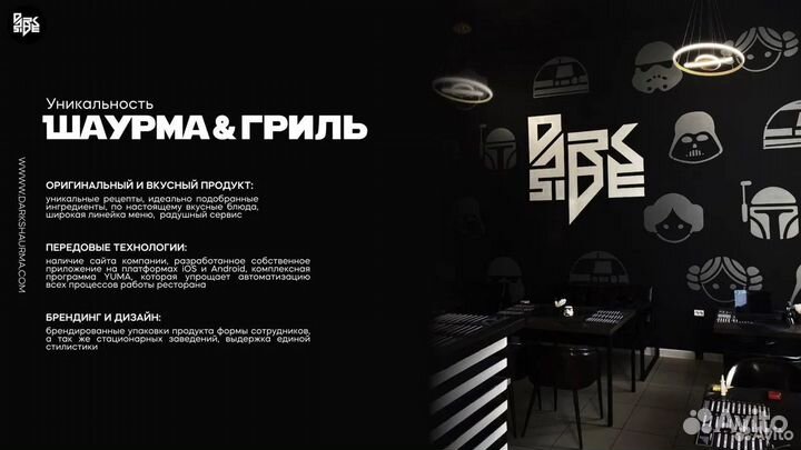 Готовое кафе/ресторан работающее по франшизе в сао