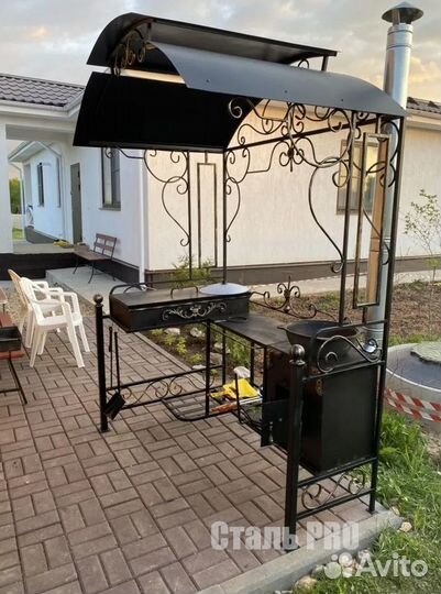 Мангал С крышей