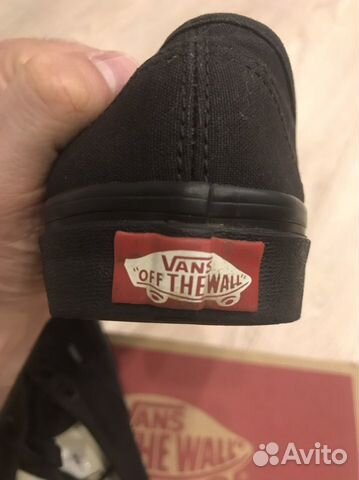 Кеды vans authentic