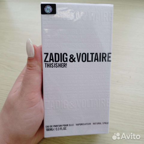 Туалетная вода Zadik Voltaire, 100мл