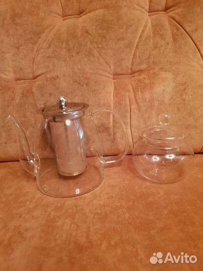 Заварочный чайник,Сахарница Royal Kuchen стекло