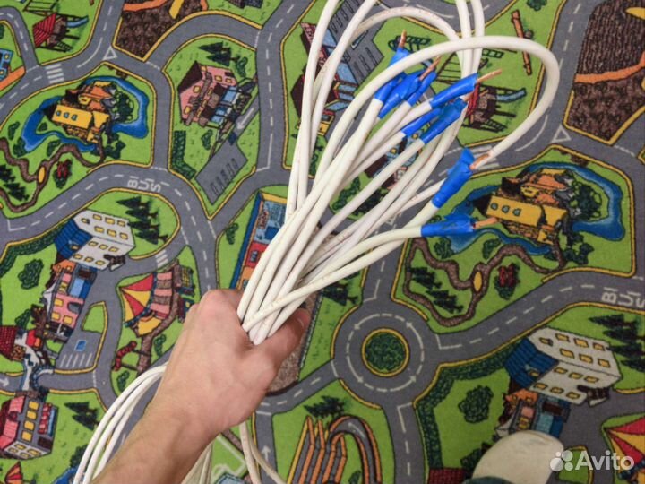 Кабель для акустики медь 10мм² 2.5м*4