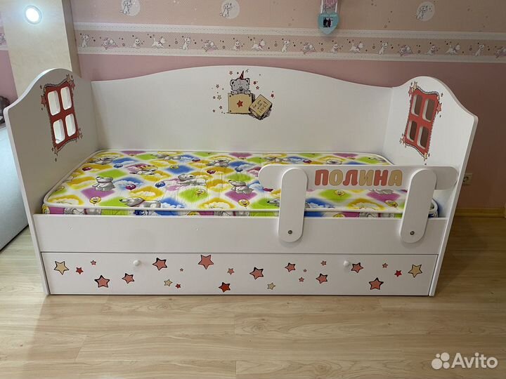 Детская кровать с матрасом 170*90