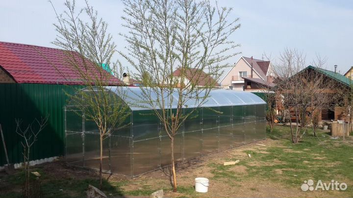 Теплица Прямые стенки Эксклюзив 3х6 (высота 2.10)