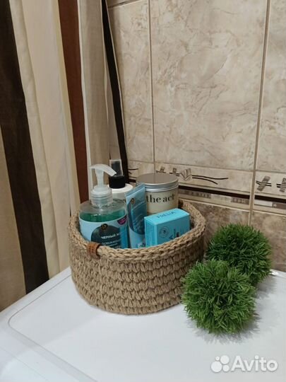 Корзины плетеные из джута