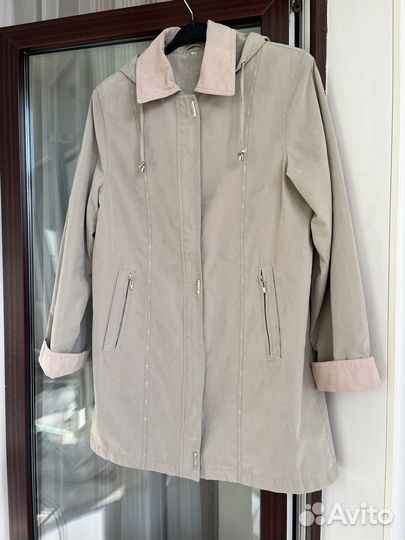 Женский плащ дождевик зеленый (L)