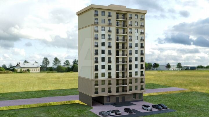 1-к. квартира, 45,8 м², 3/12 эт.