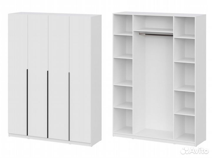 Шкаф ширина 160 см 4 цвета