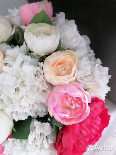 Искусственные цветы Пионы 70 см