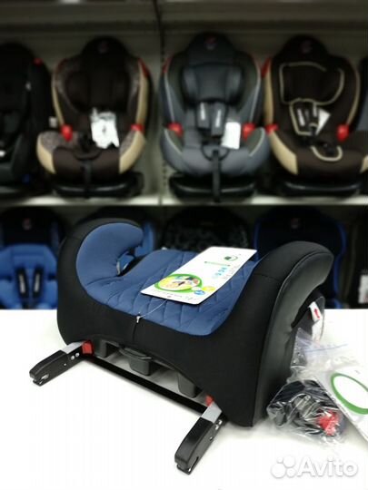 Бустер 22-36кг изофикс Smart trevel blue premium