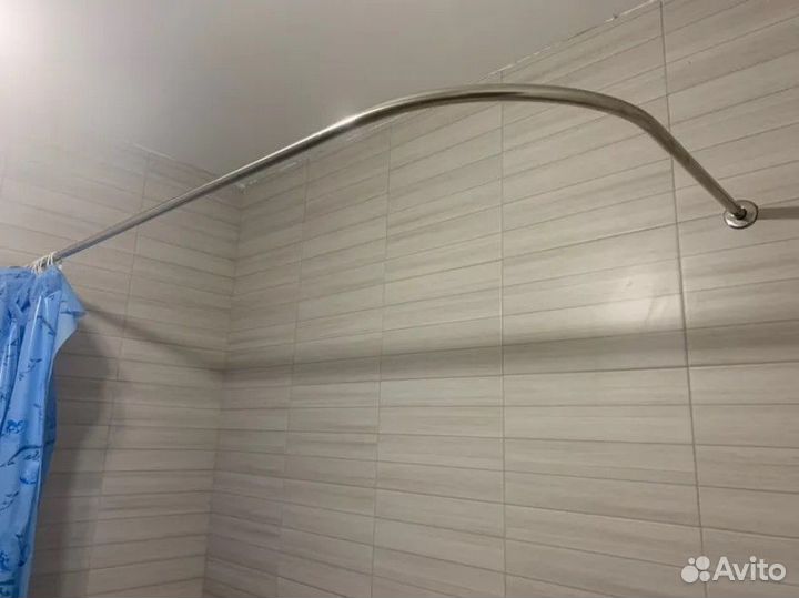 Карниз для ванной Угловой Г образный