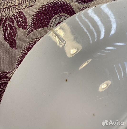 Тарелка фарфоровая не частая М.С.Кузнецов