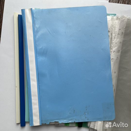 Скоросшиватели пластиковые, мультифора, файлы