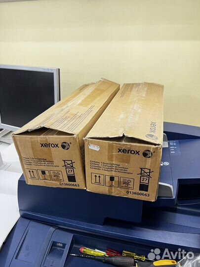 Картриджи фотобарабаны Xerox C60 в коробках, б/у