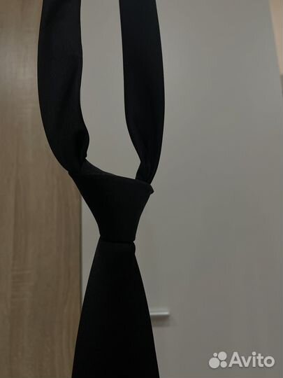 Галстук мужской черный