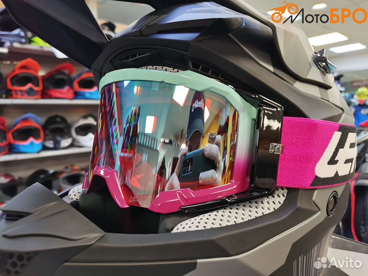 Очки кросс-эндуро Leatt 5.5 Purple Blue UC