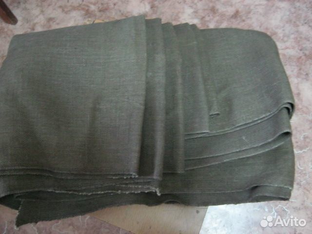 Ткань Брезентовая огнеупорная, ш-100 см 4,4 м.кв