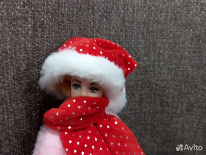 Мини Новогодняя шапка и шарф