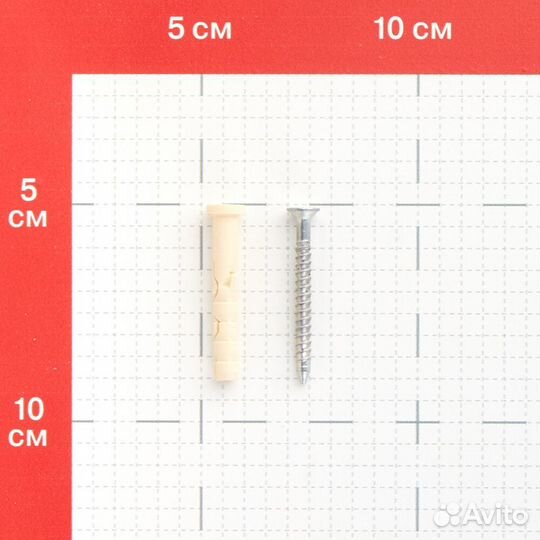 Дюбель-гвоздь Hard-Fix 6x40 мм цилиндрическая манжета нейлон (900 шт.)