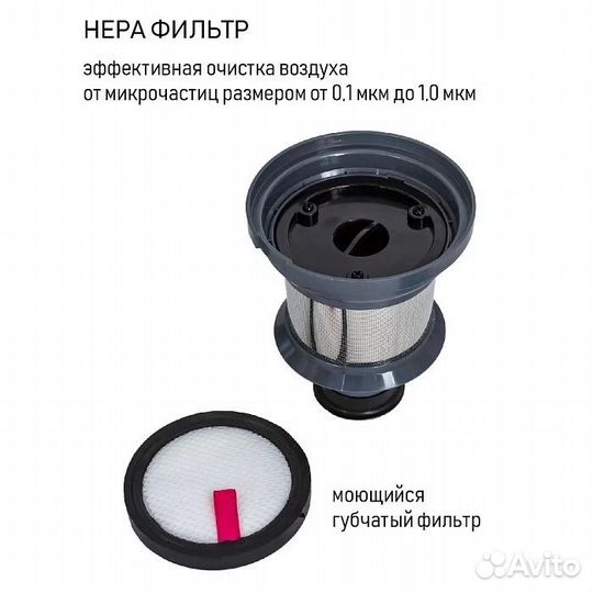 Пылесос вертикальный JVC VS130