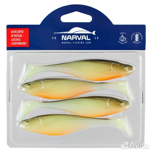Силиконовая приманка Narval Commander Shad 12cm #0