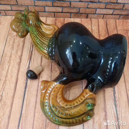 Петух СССР графин, штоф Васильковская Керамика