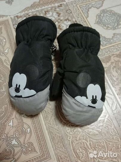 Варежки краги, шапка