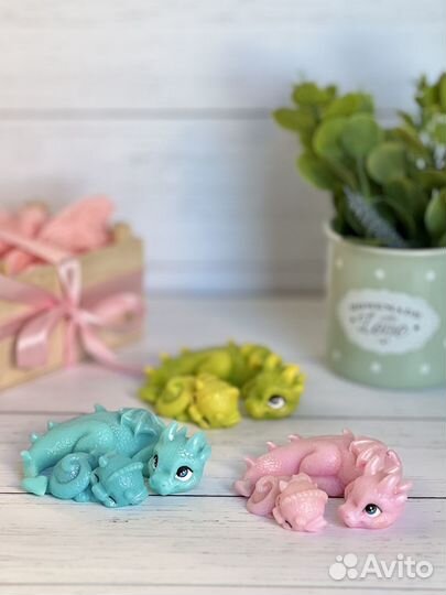 Мыло ручной работы дракон