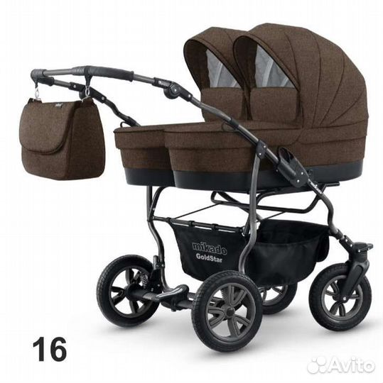 Коляска для двойни 2 в 1