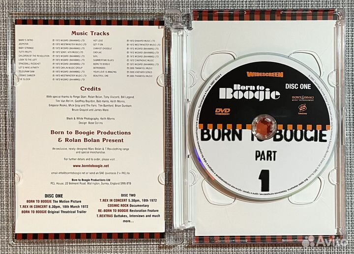 Marc Bolan / T.Rex - Born To Boogie 2DVD Rus