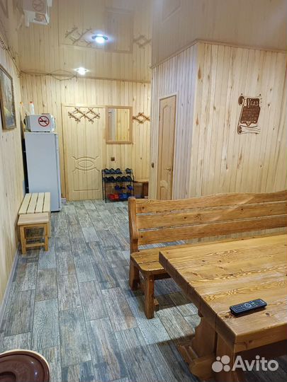 Баня сауна с бассейном