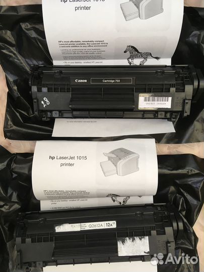 Картриджи HP 12a обслуженные