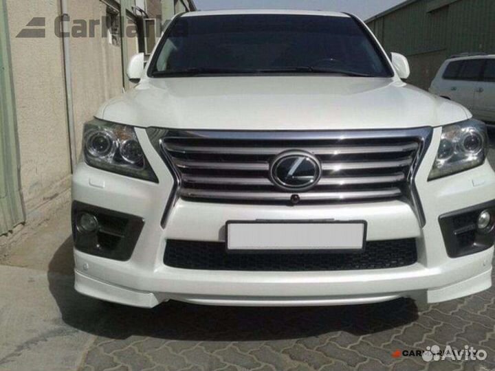 Обвес F-sport белый Lexus LX570 2012-2015