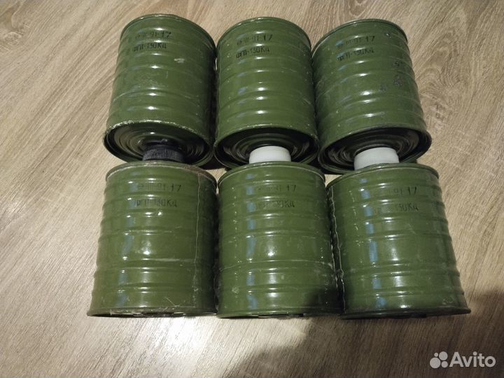 Промышленные фильтры для противогазов СССР