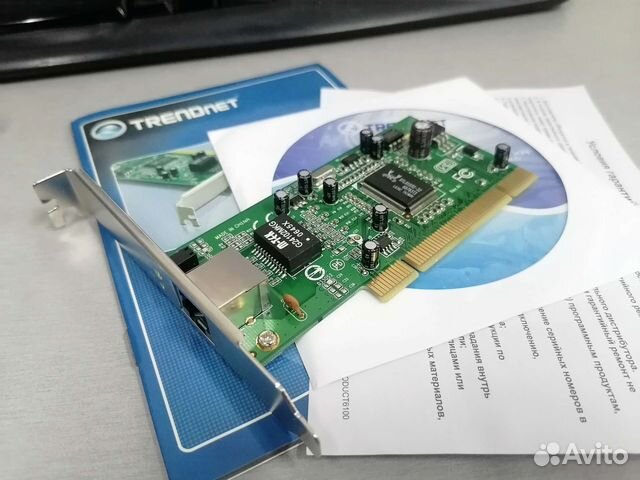Гигабитная сетевая карта trendnet TEG-pcitxr (RU) купить в Москве ...
