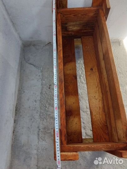 Ящик для цветов клумба деревянная