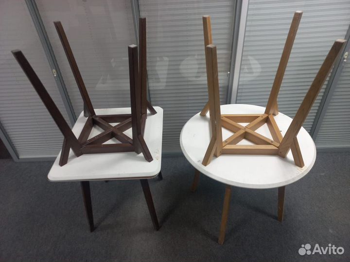 Стол обеденный из шпона дуба